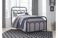 Nashburg Black Twin Metal Bed - Lara Furniture