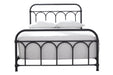 Nashburg Black Full Metal Bed - Lara Furniture