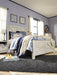 Bellaby Whitewash Crossbuck Panel Bedroom Set - Lara Furniture