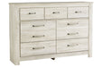 Bellaby Whitewash Dresser - Lara Furniture