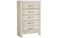 Bellaby Whitewash Chest of Drawers - Lara Furniture