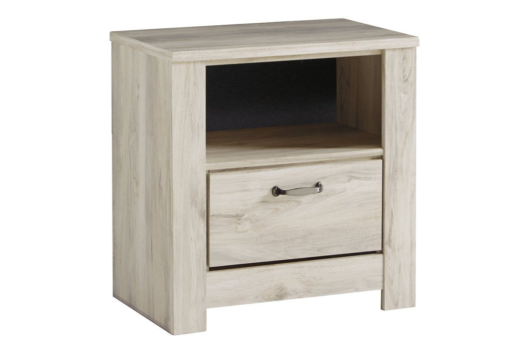 Bellaby Whitewash Nightstand - Lara Furniture