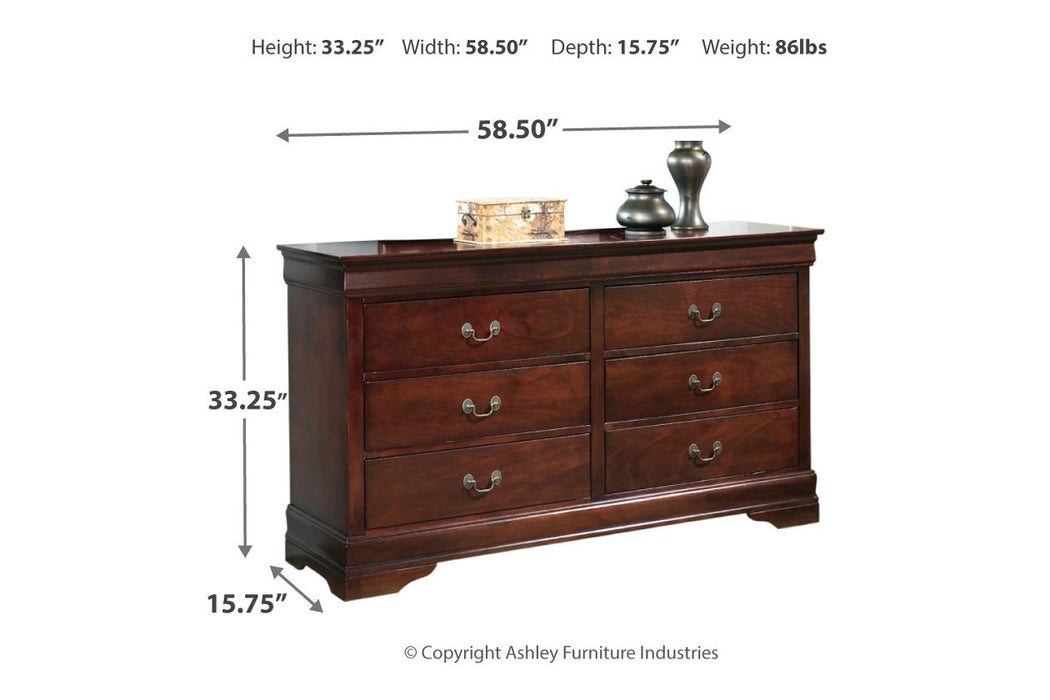 Alisdair Dark Brown Dresser - Lara Furniture