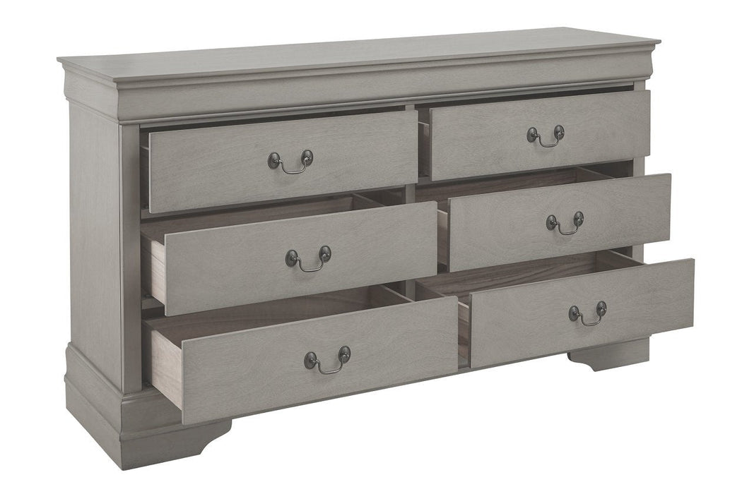 Kordasky Gray Dresser - Lara Furniture