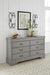 Kordasky Gray Dresser - Lara Furniture