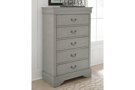 Kordasky Gray Chest of Drawers - Lara Furniture