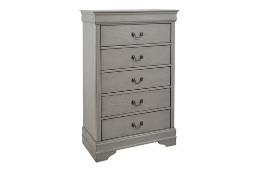 Kordasky Gray Chest of Drawers - Lara Furniture