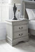 Kordasky Gray Nightstand - Lara Furniture