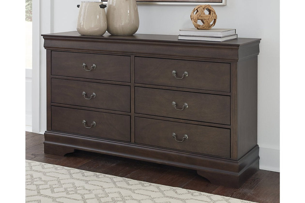 Leewarden Dark Brown Dresser - Lara Furniture