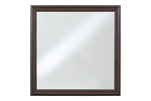 Leewarden Dark Brown Bedroom Mirror - Lara Furniture