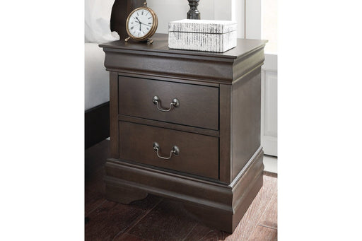 Leewarden Dark Brown Nightstand - Lara Furniture