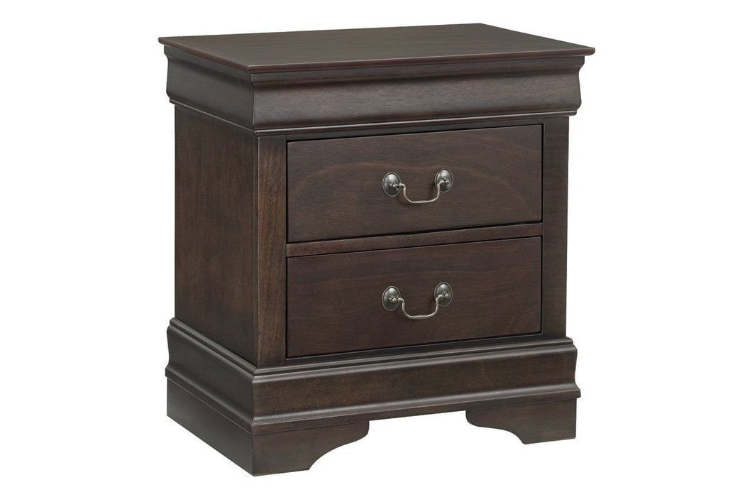 Leewarden Dark Brown Nightstand - Lara Furniture