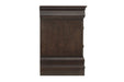 Leewarden Dark Brown Nightstand - Lara Furniture