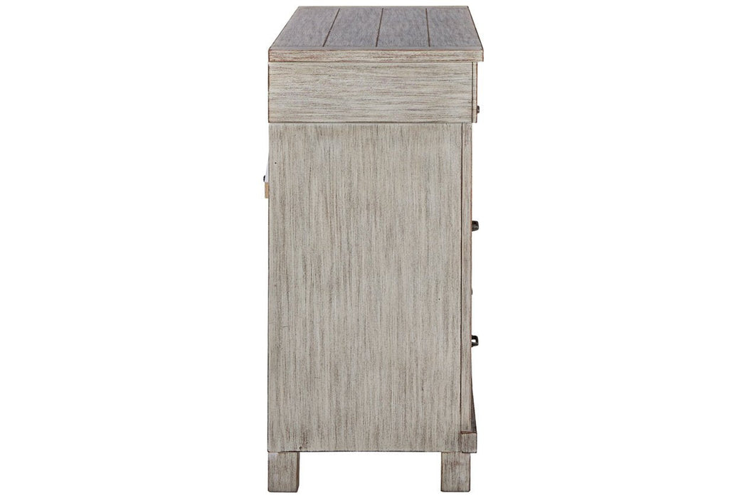 Hollentown Whitewash Dresser - Lara Furniture