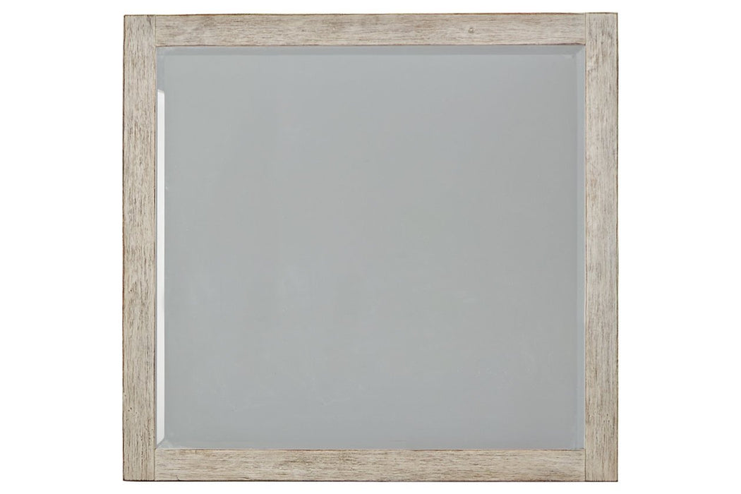 Hollentown Whitewash Bedroom Mirror - Lara Furniture