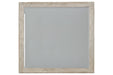 Hollentown Whitewash Bedroom Mirror - Lara Furniture