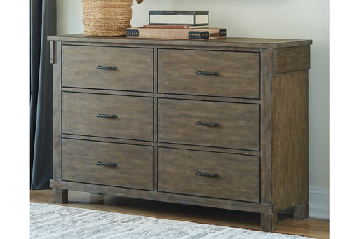 Shamryn Grayish Brown Dresser - Lara Furniture