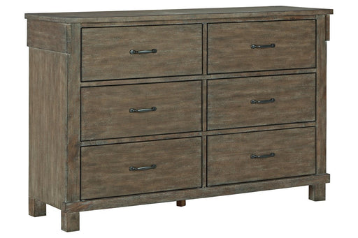 Shamryn Grayish Brown Dresser - Lara Furniture