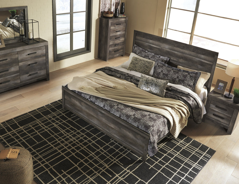 Wynnlow Gray Panel Bedroom Set - Lara Furniture