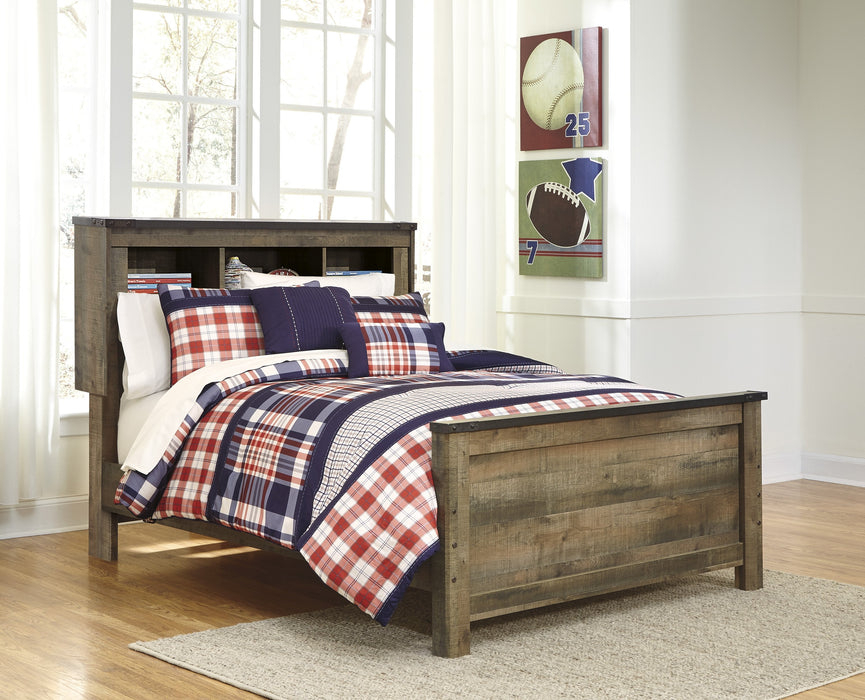 Trinell Brown Panel Bookcase Youth Bedroom Set - Lara Furniture