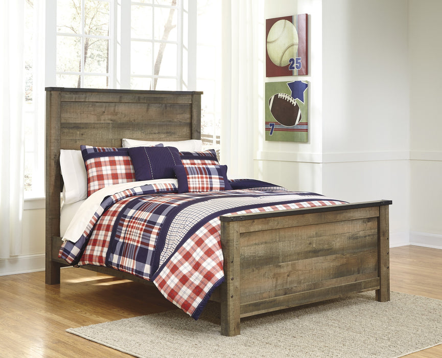 Trinell Brown Full Panel Bed - Lara Furniture