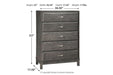 Caitbrook Gray Chest of Drawers - Lara Furniture