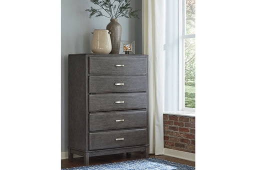 Caitbrook Gray Chest of Drawers - Lara Furniture