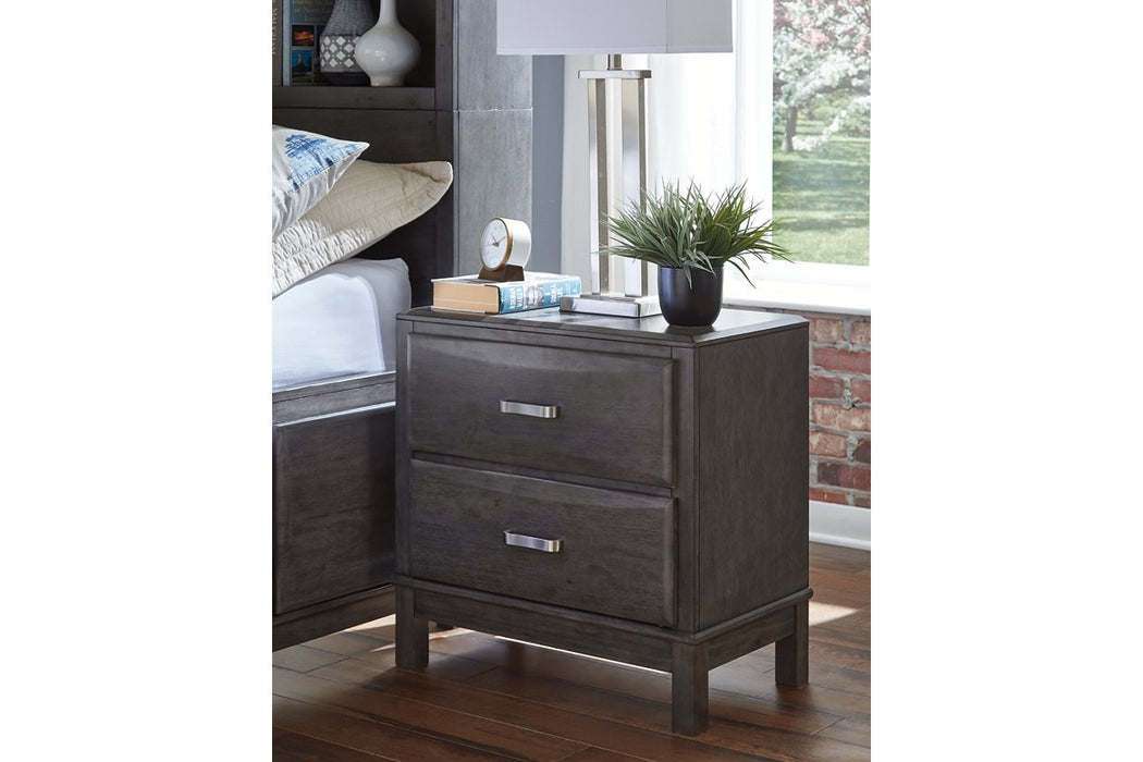 Caitbrook Gray Nightstand - Lara Furniture