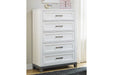 Brynburg White Chest of Drawers - Lara Furniture