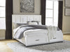 Brynburg White Footboard Storage Platform Bedroom Set - Lara Furniture