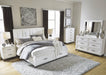 Brynburg White Footboard Storage Platform Bedroom Set - Lara Furniture