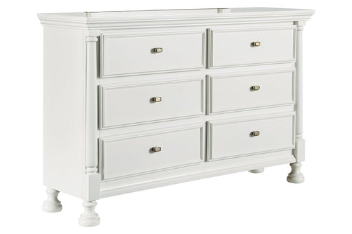 Kaslyn White Dresser - Lara Furniture