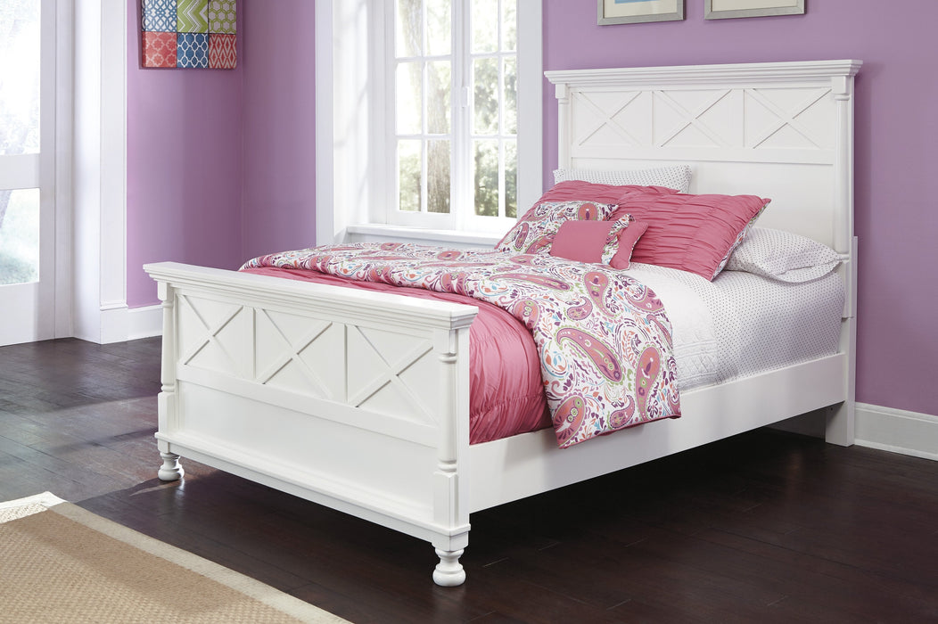 Kaslyn White Panel Youth Bedroom Set - Lara Furniture