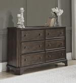 Adinton Brown Dresser - Lara Furniture