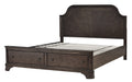 Adinton Brown King Footboard Storage Platform Bed - Lara Furniture