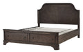 Adinton Brown Queen Footboard Storage Platform Bed - Lara Furniture