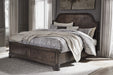 Adinton Brown Footboard Storage Platform Bedroom Set - Lara Furniture