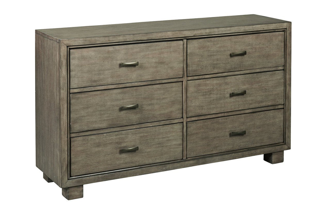 Arnett Gray Dresser - Lara Furniture