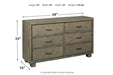 Arnett Gray Dresser - Lara Furniture