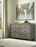 Arnett Gray Dresser - Lara Furniture
