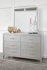 Olivet Silver Bedroom Mirror - Lara Furniture