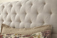 Willenburg Linen Upholstered King Sleigh Bed - Lara Furniture