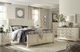 Bolanburg Antique White Louvered Panel Bedroom Set - Lara Furniture