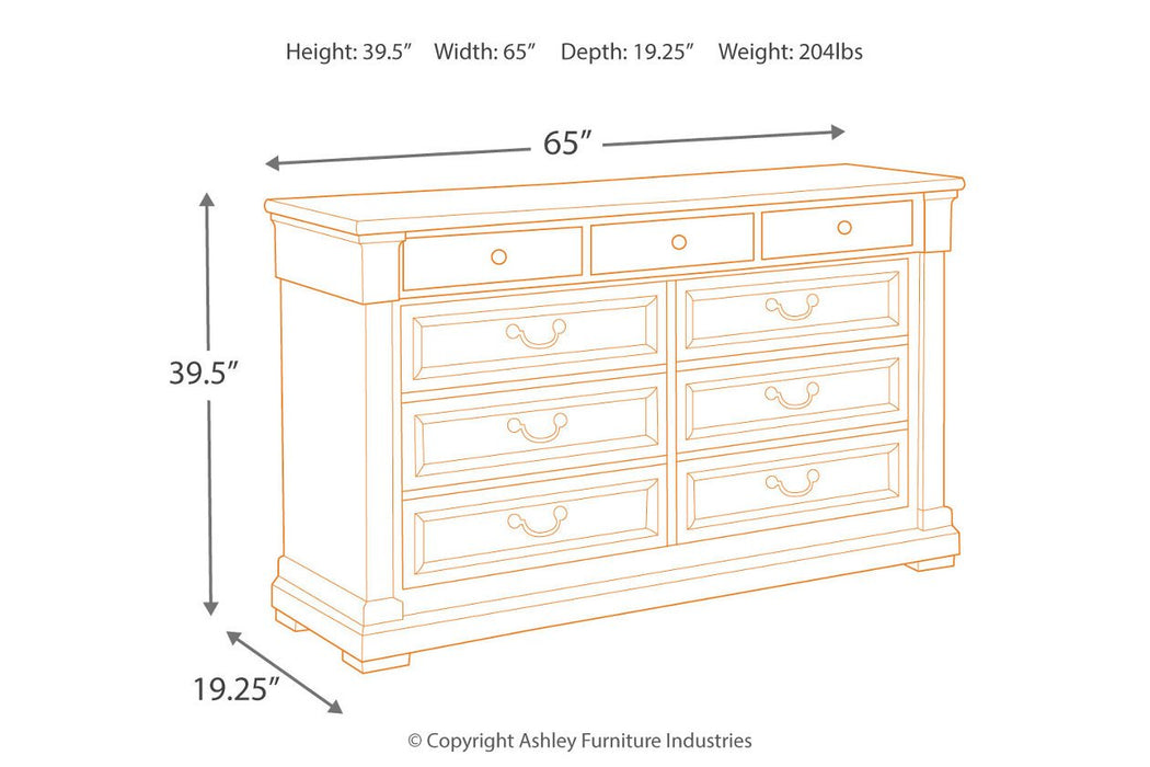 Bolanburg Two-tone Dresser - Lara Furniture