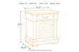 Bolanburg Two-tone Nightstand - Lara Furniture