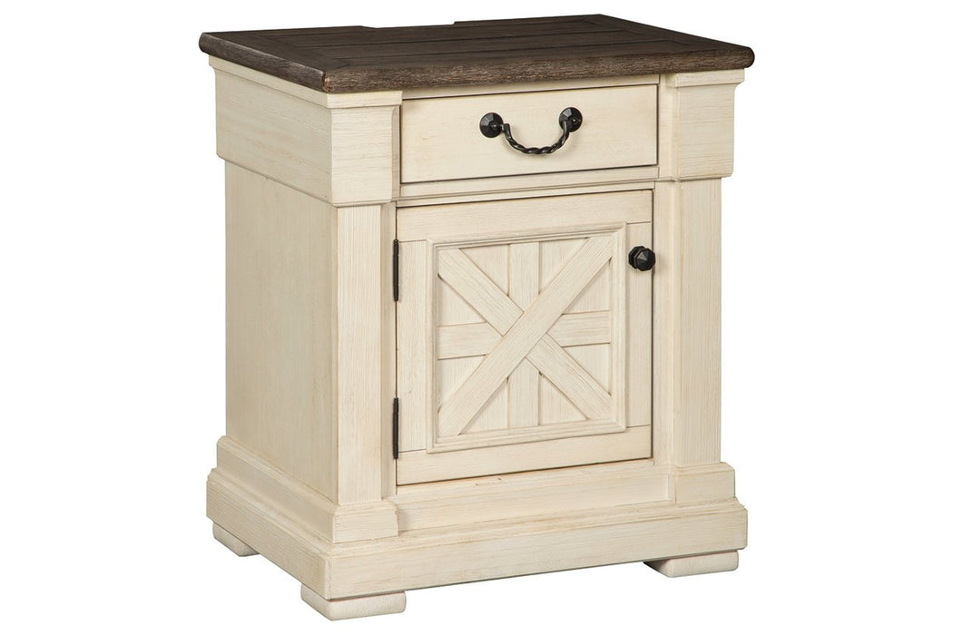 Bolanburg Two-tone Nightstand - Lara Furniture