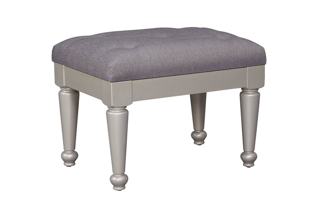 Coralayne Silver Stool - Lara Furniture