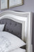 Coralayne Silver Upholstered Panel Bedroom Set - Lara Furniture