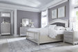 Coralayne Silver Upholstered Panel Bedroom Set - Lara Furniture