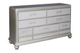 Coralayne Silver Dresser - Lara Furniture